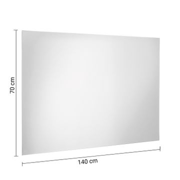 Alfred polished edge mirror 70×140 by GEDY - view 2