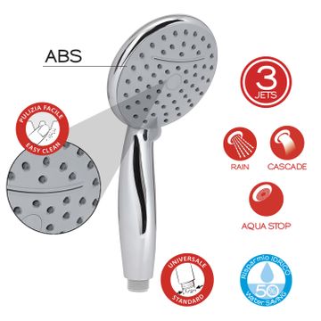 Tech 08 hand shower 3 jets by GEDY - view 3
