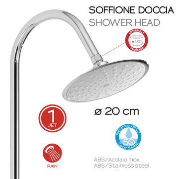 Easy 02 adjustable shower column by GEDY - view 3