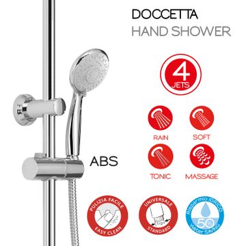 Easy 02 adjustable shower column by GEDY - view 4