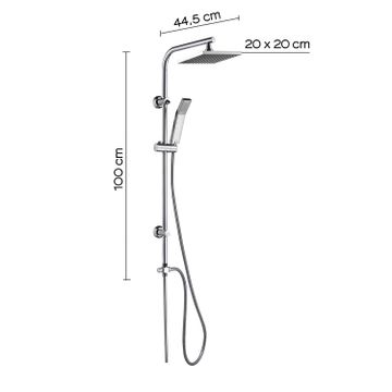 Easy 03 adjustable shower column by GEDY - view 2