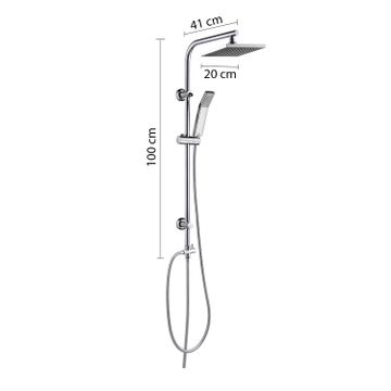 Easy 05 adjustable shower column by GEDY - view 2