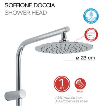 Easy mix 02 adjustable shower column by GEDY - view 3