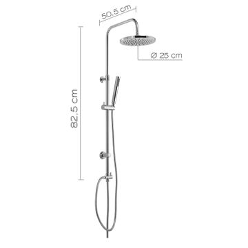 Star 00 extensible shower column by GEDY - view 2