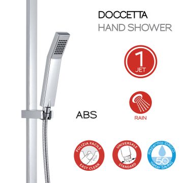 Star 01 adjustable shower column by GEDY - view 4
