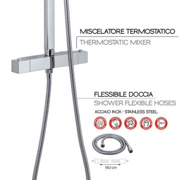 Star mix 01 extensible shower column by GEDY - view 5