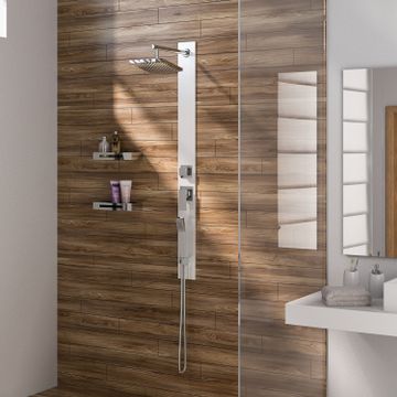 Style 01 temperated glasss shower panel by GEDY - view 4