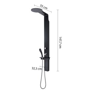 Wellness 00 multi-functions shower panel by GEDY - view 2