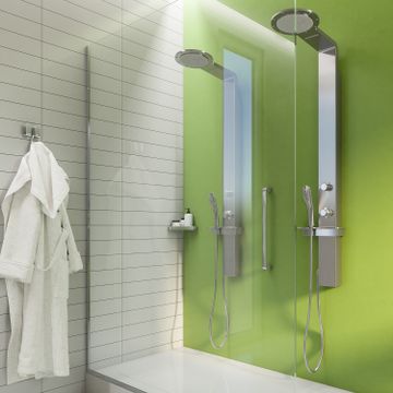 Wellness 02 multi-functions shower panel stainless by GEDY - view 4