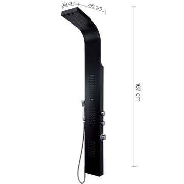 Spa 01 multi-functions shower panel by GEDY - view 3