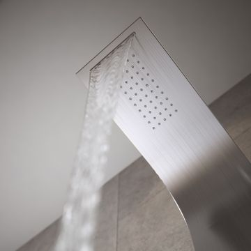 Spa 02 multi-functions shower panel stainless by GEDY - view 5