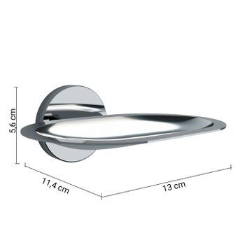 Felce fixed soap holder by GEDY - view 2