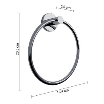Felce towel ring by GEDY - view 2