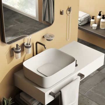 Pirenei soap holder gun metal (pvd plated) by GEDY - view 3