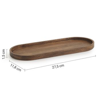 Thea trinket tray natural dark by GEDY - view 2
