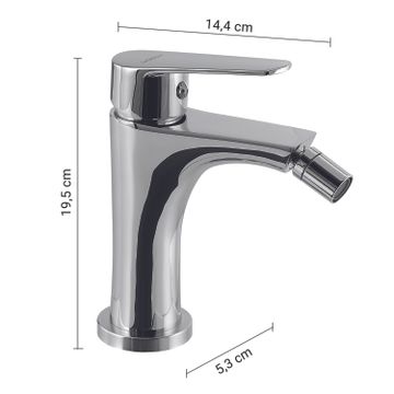 Como bidet mixer by GEDY - view 2