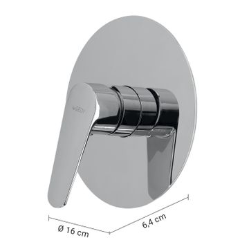 Como concealed shower mixer by GEDY - view 2
