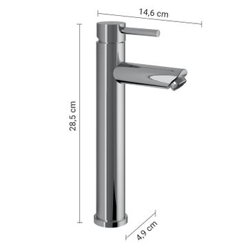 Garda high basin mixer by GEDY - view 2