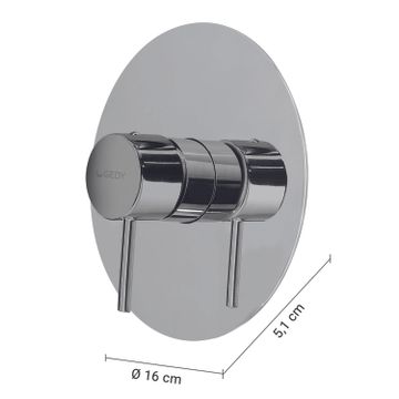 Garda concealed shower mixer by GEDY - view 2