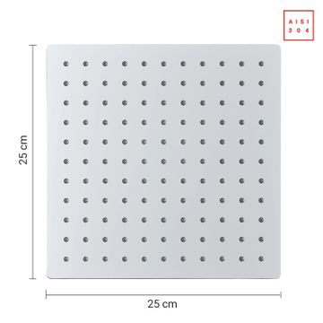 High pro plus 00 5-piece shower set, square by GEDY - view 5