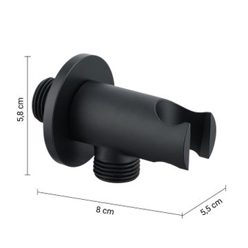 High pro plus 02 5-piece shower set, round by GEDY - view 3