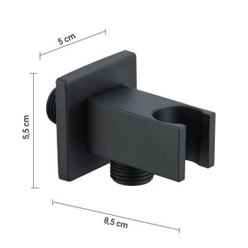 High pro plus 03 5-piece shower set, square by GEDY - view 3