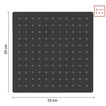 High pro plus 03 5-piece shower set, square by GEDY - view 5