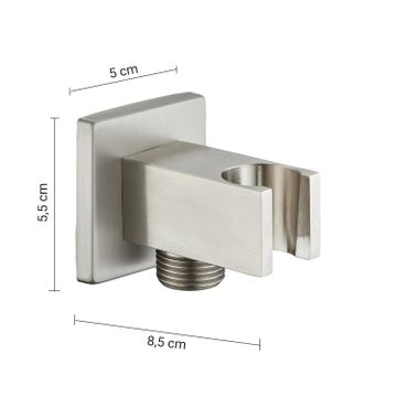 High pro plus 05 5-piece shower set, square by GEDY - view 3