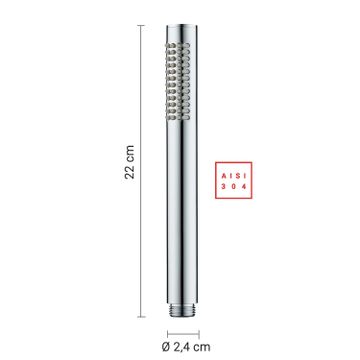 High pro plus 09 5-piece shower set, round by GEDY - view 2