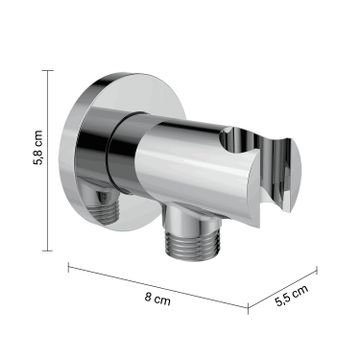 High pro plus 09 5-piece shower set, round by GEDY - view 3
