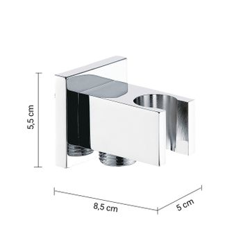 High pro star 00 5-piece shower set, square by GEDY - view 3