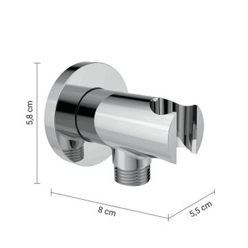 High pro star 01 5-piece shower set, round by GEDY - view 3