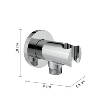 High pro star 06 5-piece shower set, round by GEDY - view 3