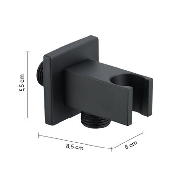 High pro star 07 5-piece shower set, square by GEDY - view 7