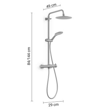 Star plus 04 extensible shower column by GEDY - view 2