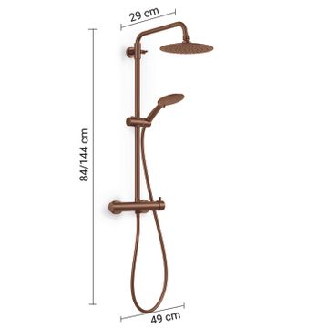 Star plus 05 extensible shower column by GEDY - view 2