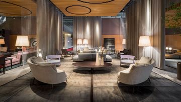 LUOGHI - Solid-color handmade wool rug by G.T.DESIGN - view 3