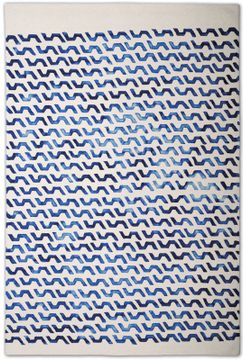 VOLARE INDACO 200x300 cm - Patterned rectangular wool rug by G.T.DESIGN - view 4