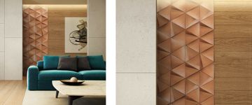 ORIGAMI - Majolica wall tiles by Danilo Ramazzotti - view 3