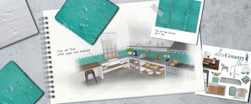 COCCI DEL RIALE - Majolica wall tiles by Danilo Ramazzotti - view 2