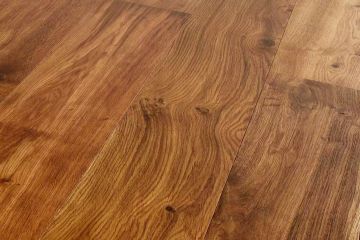 Dark Smoked engineered oak flooring by Décoplus Parquets - view 2