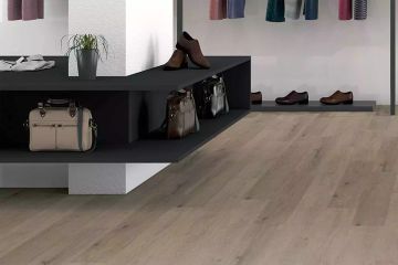 Aspen Oak Dark Greige XL vinyl flooring by Décoplus Parquets - view 2