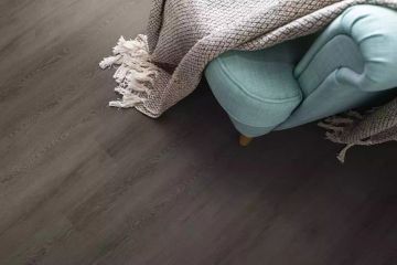 Solide Cerused Oak Dark Brown XL vinyl flooring by Décoplus Parquets - view 8