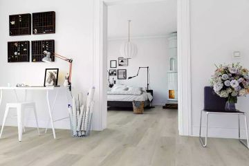 Rigid Prestige Oak White XXL vinyl flooring by Décoplus Parquets - view 3