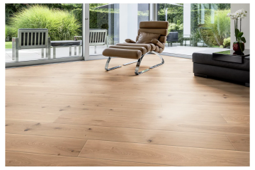 Varnished Invisible Country OAK solid oak flooring by Décoplus Parquets - view 2