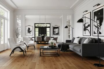 10Mm Oiled Smoked Rustika engineered oak flooring by Décoplus Parquets - view 2