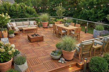 IPE Decking Tiles by Décoplus Parquets - view 3