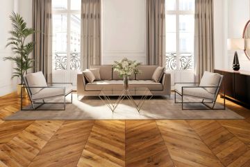 Antic Gold Fishbone - PA5 solid oak flooring by Décoplus Parquets - view 2
