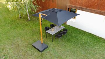 Astro Timber Alu Wood Parasol by DRIGANI - view 3