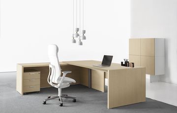OXFORD - Sectional multiple wooden workstation desk by DVO - view 6
